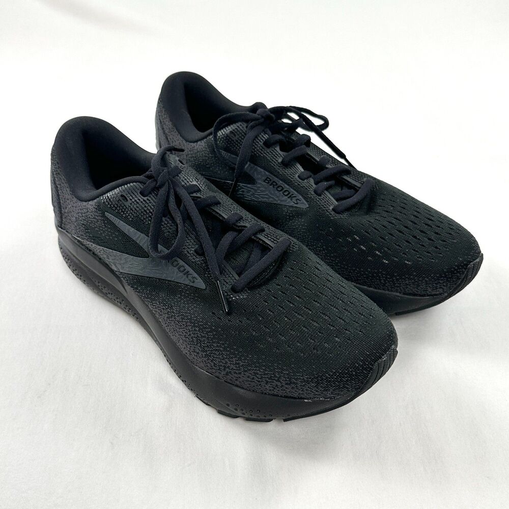 Brooks Ghost 16 Running Shoes Sneakers Womens Size 10 Wide D Black 1204071D020 - Picture 2 of 12